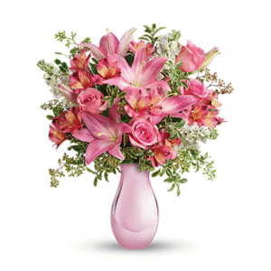 Blushing Elegance Valentine’s Bouquet