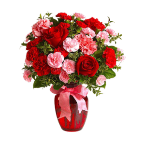 Scarlet Romance Valentine’s Bouquet