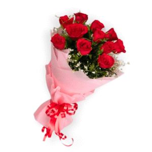 Radiant Red Bouquet – Women's Day Rose Elegance