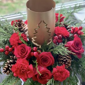 Red Roses, Cedar with Chimney
