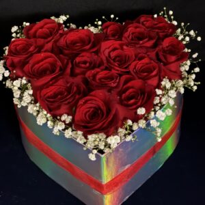 Valentines special heart shape Roses